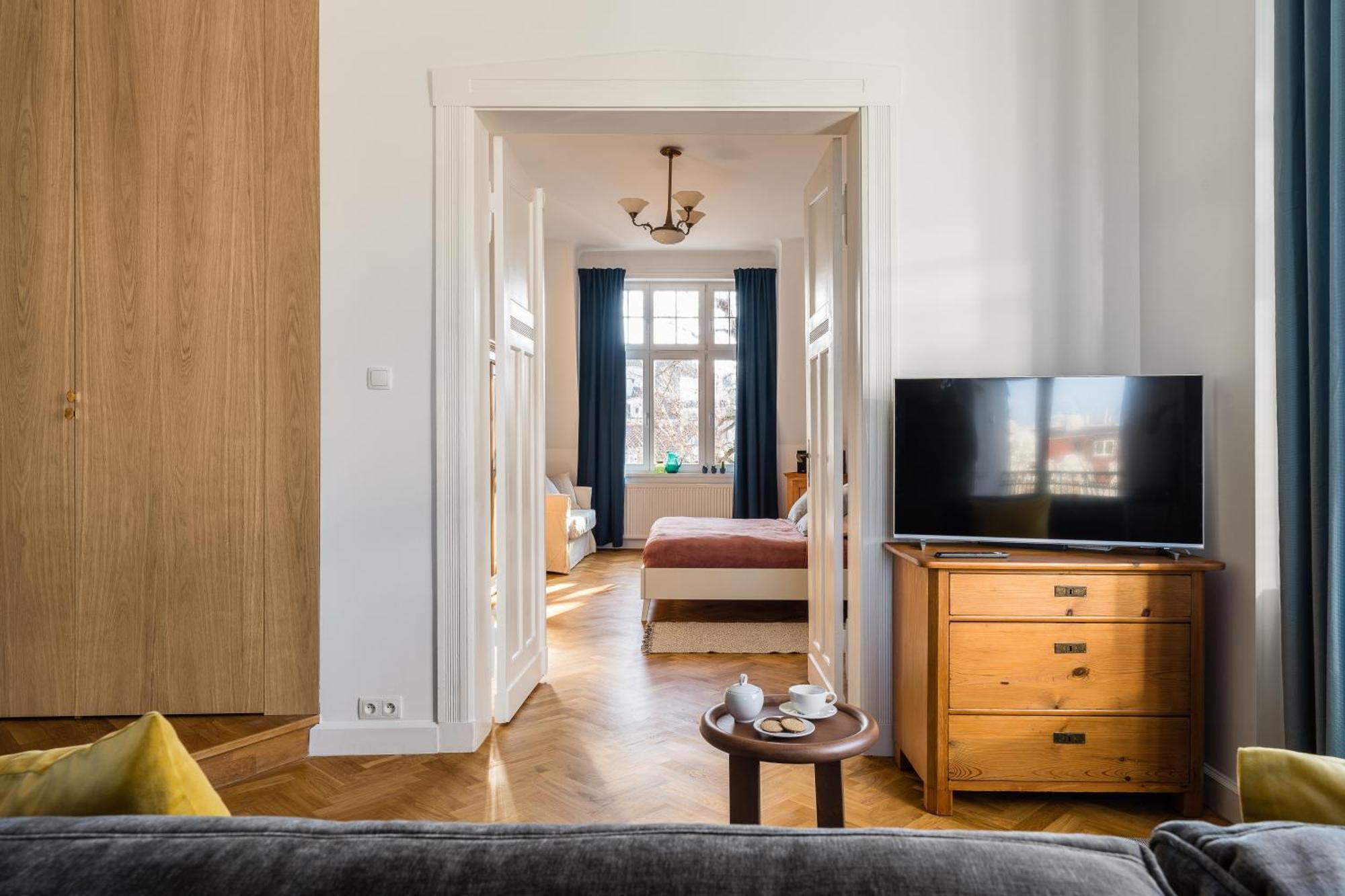 Sanhaus Apartments - Chopina 13 - Apartamenty W Centrum, 5 Minut Od Plazy I Deptaka سوبوت الغرفة الصورة