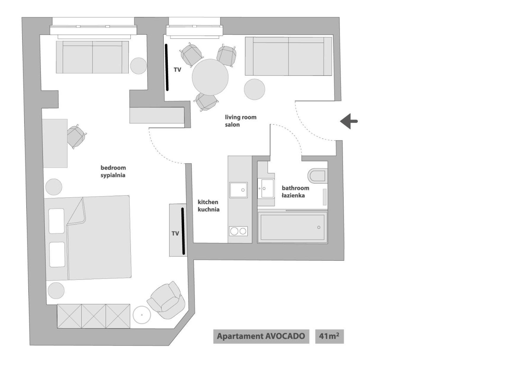 Sanhaus Apartments - Chopina 13 - Apartamenty W Centrum, 5 Minut Od Plazy I Deptaka سوبوت الغرفة الصورة